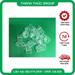 [Gói 100 Cái] Chum Đựng Mực Phun Xăm Thẩm Mỹ Đế Bằng