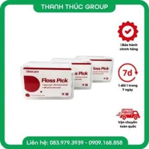 [Hộp 50 Tăm] Chỉ Nha Khoa Sinocare