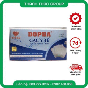[10x10-8Lớp] Gạc y tế DOPHA đắp mặt nạ 10x10cm-8 Lớp