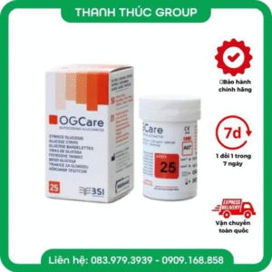 Que Thử Đường Huyết Ogcare 25 Que