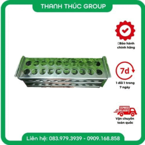 Khay Đựng Ống Nghệm Bằng Inox 20x20 Ba Hàng