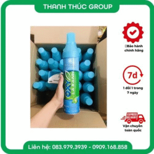 Bình Oxy Lá Xanh Cầm Tay Mini Bảo Vệ Hỗ Trợ Hô Hấp