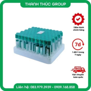 [Hộp 100 Ống] Ống Nghiệm Kháng Đông CITRATE Nắp Màu Xanh Lá 2ml